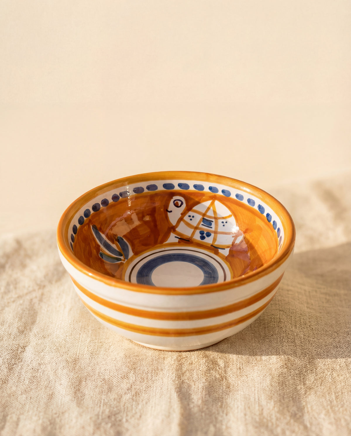 קערה אישית Tartaruga כתומה | Mio